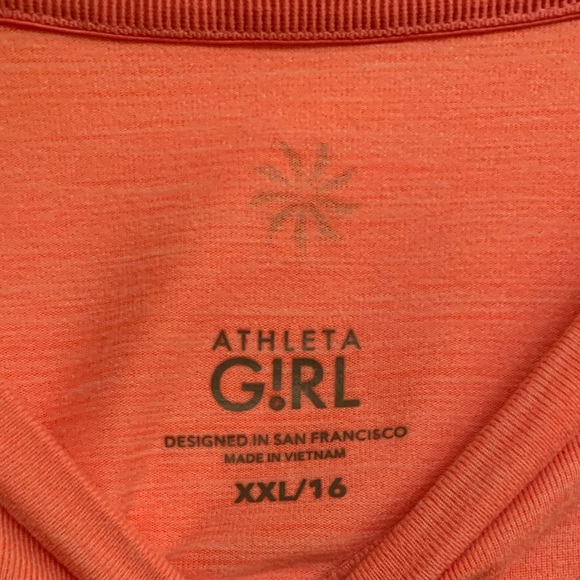 Athleta Girl Coral Workout Top - Picture 3 of 3